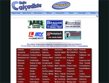 Tablet Screenshot of guiacal.com.br
